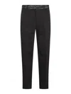 Missoni Black Cotton Stretch Pants In Black