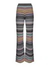 Missoni Light Yellow Viscose Polyamide Elastan Pants In Amarillo Claro