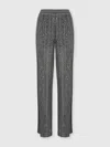 Missoni Long Trousers With Elastic Waist And Sequins In Gray