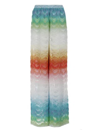 Missoni Pantalone Copricostume In Metallic