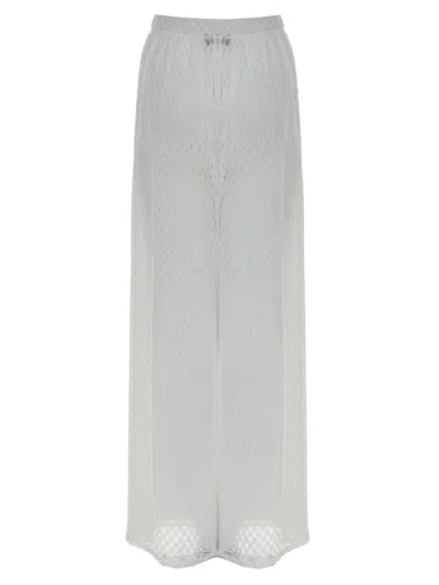 Missoni Pantalone In Viscosa In White