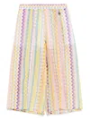 Missoni Pantaloni Con Motivo A Zigzag In Multicolor