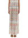 Missoni Women's Pantapalazzo Coverup With Zig Zag Lamã© 3d | Size It 40 | Mc23si02 Color Br0101sm9kz In Multicolour