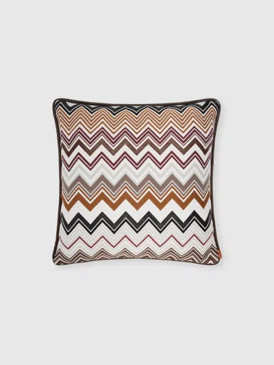 Missoni Pantelleria Cotton-blend Cushion 45x45 Cm In Multi