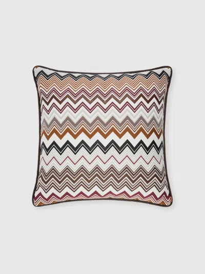 Missoni Pantelleria Cotton-blend Cushion 60x60 Cm In Multi