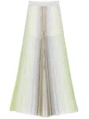 Missoni Vertical Stripe Trousers With Shimmering Textures