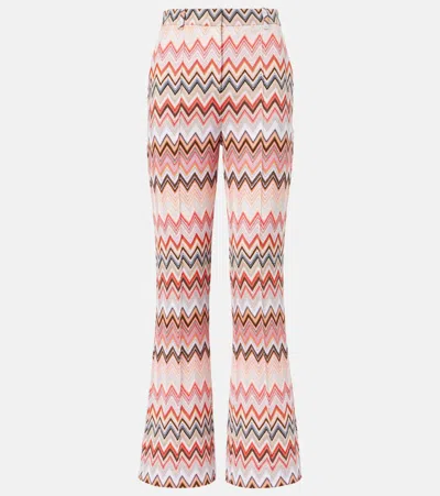 Missoni Pants In Burgundy