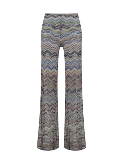 Missoni Trousers In Blue