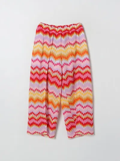 Missoni Pants  Kids Kids Color Fuchsia