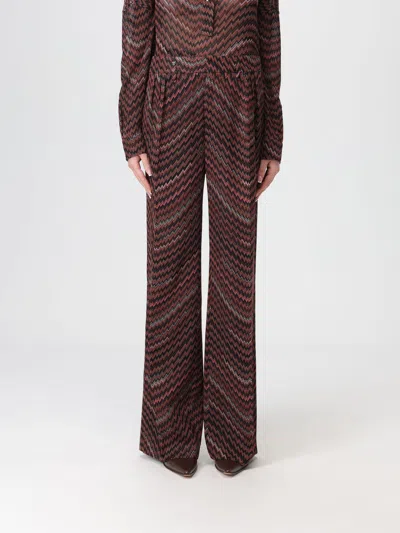 Missoni Pants  Woman Color Black In Animal Print