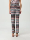 Missoni Zigzag Tailored Trousers In Grey