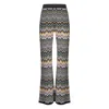 Missoni Zigzag Flared Trousers In Multi