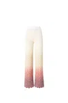 Missoni Wide-leg Trousers With Chevron Ombre Design In Multicolour