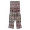 Missoni Wide Leg Sequin Chevron Textured Trousers In Multi