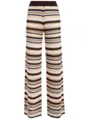 Missoni Crochet-knit Cotton-blend Wide-leg Pants In Smgh