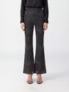 Missoni Flared Trousers With Multicolor Sequin Construction In Black