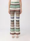 Missoni Snake-pattern Metallic-knit Trousers In Multi