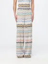 Missoni Pull On Pants Multicolor Beige Light Base In Multi