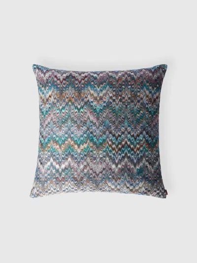 Missoni Parrot Cushion 60x60 Cm In Turquoise  Multicoloured