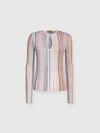 Missoni Partialized Ribbed Sweater With Sequins In Multicoloured