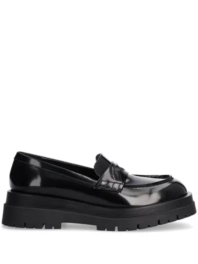 Missoni Patent-leather Loafers In Black