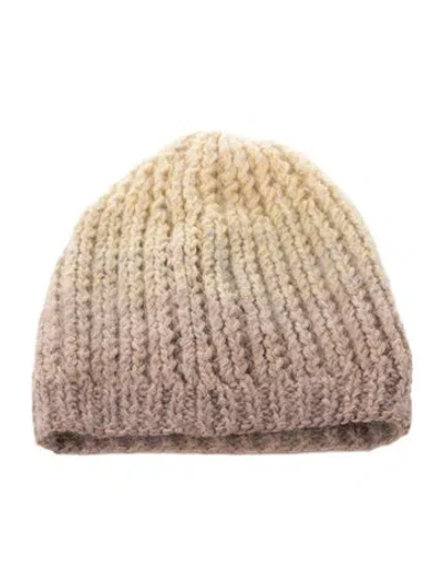 Pre-owned Missoni Pattern Print Knitted Beanie In Multi