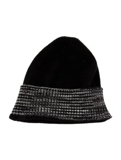 Pre-owned Missoni Patterned Beanie In Multi