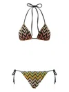 Missoni Patterned Bikini In Brown