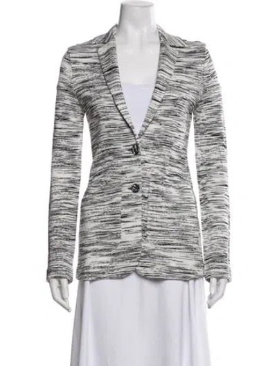 Pre-owned Missoni Patterned Blazer In Multicolor