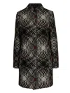 Missoni Patterned Button Coat In Multi