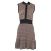 Missoni Patterned Buttoned Mini Dress In Multicolor Cotton In Multi