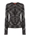 Missoni Artisanal Knit Cardigan Unique Construction In Black