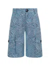 Missoni Patterned Cargo Shorts In Multi