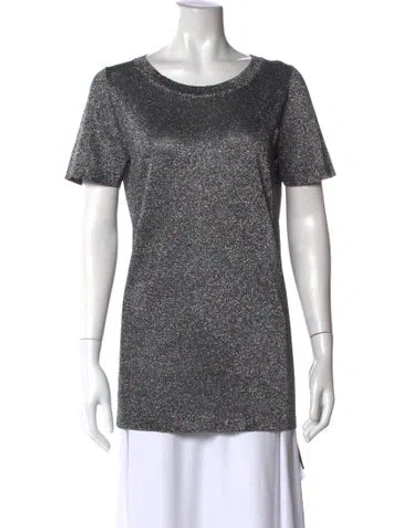 Pre-owned Missoni Patterned Crew Neck T-shirt W/ Tags