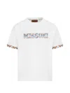 Missoni Patterned-cuff T-shirt In White
