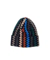 Missoni Zigzag-knit Beanie Hat In Multi
