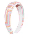 Missoni Patterned Head Band In White