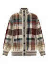 Missoni Patterned High-neck Cardigan In Neutral