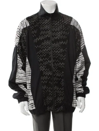 Pre-owned Missoni Patterned Jacket In Black