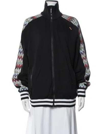 Pre-owned Missoni Patterned Jacket In Black