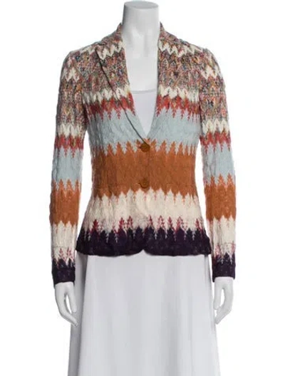 Pre-owned Missoni Patterned Jacket In Multi