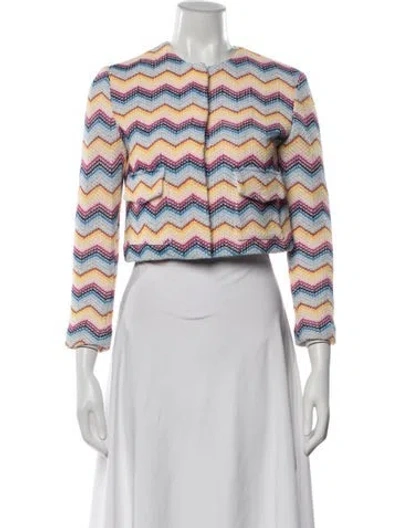 Pre-owned Missoni Patterned Jacket In Multicolor