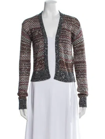 Pre-owned Missoni Patterned Jacket In Red