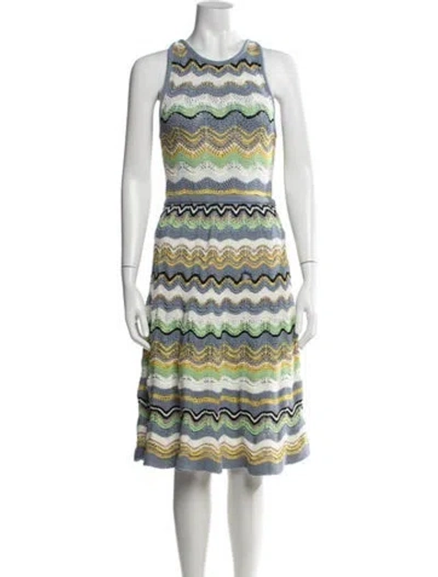 Pre-owned Missoni Patterned Knee-length Dress