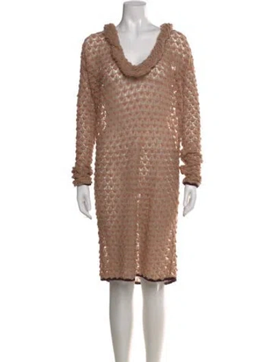Pre-owned Missoni Patterned Knee-length Dress In Multi