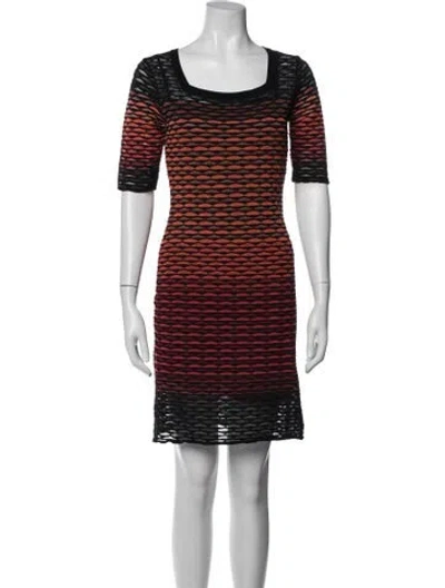 Pre-owned Missoni Patterned Knee-length Dress In Multi