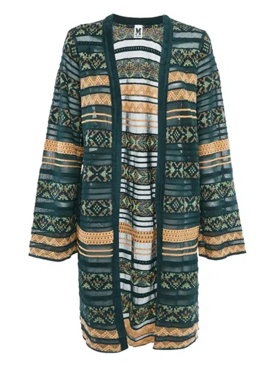 Pre-owned Missoni Patterned Knit Cardigan
