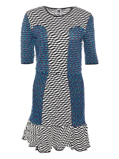 Pre-owned Missoni Patterned Knit Midi Dress