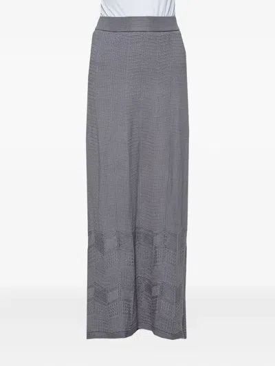 Pre-owned Missoni Patterned Knit Skirt