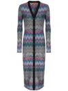 Missoni Crochet-knit Wool Cardigan In Black